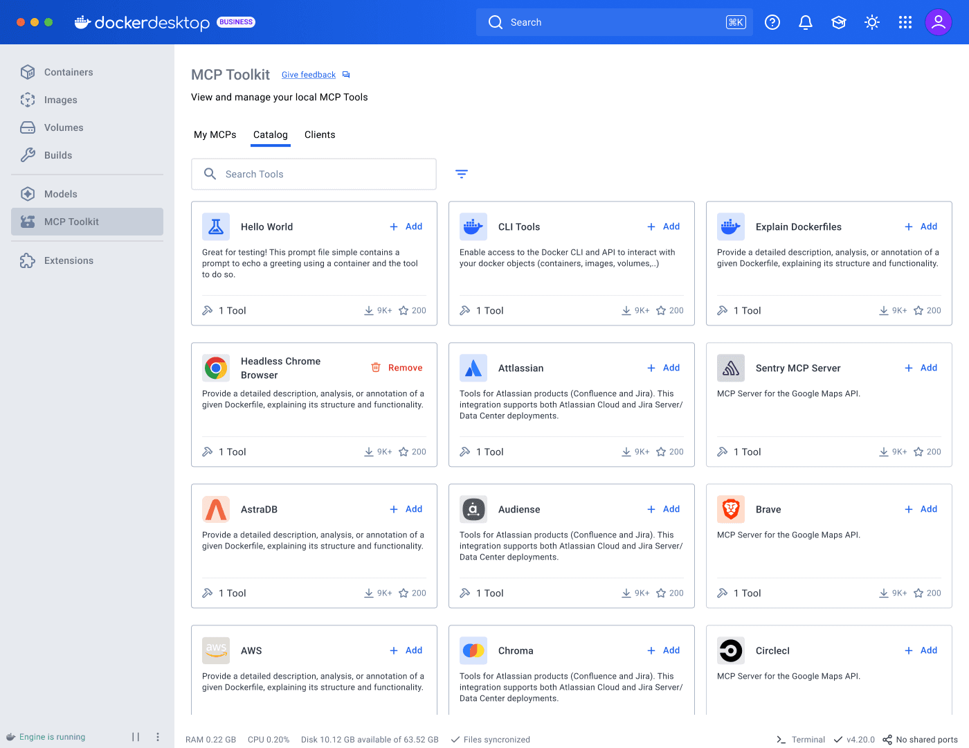 Product state: original catalog tab